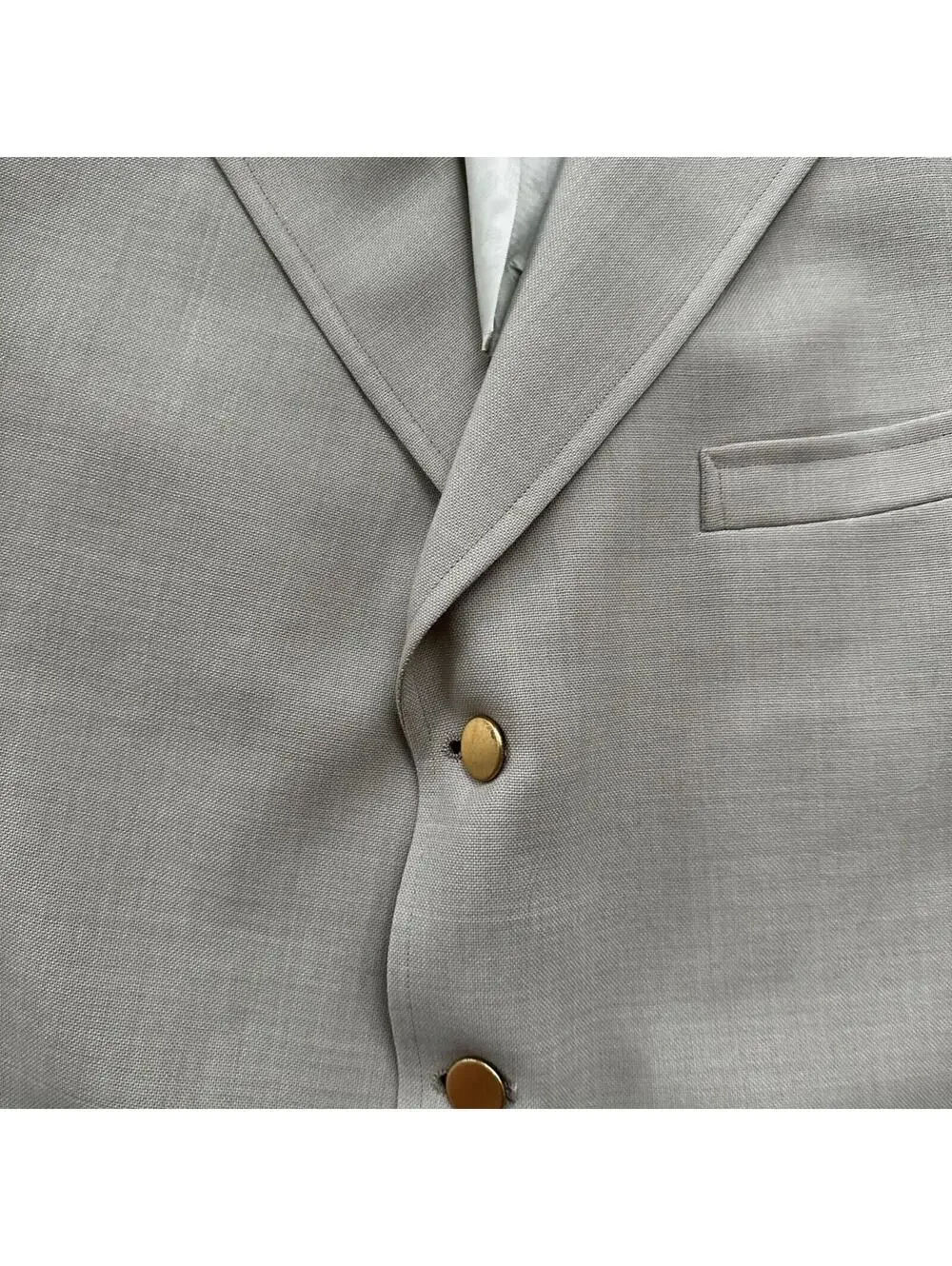 VTG Union Sport Coat Mens 42 Johnson Blazer Button Cricketer 70s 1970s Tan